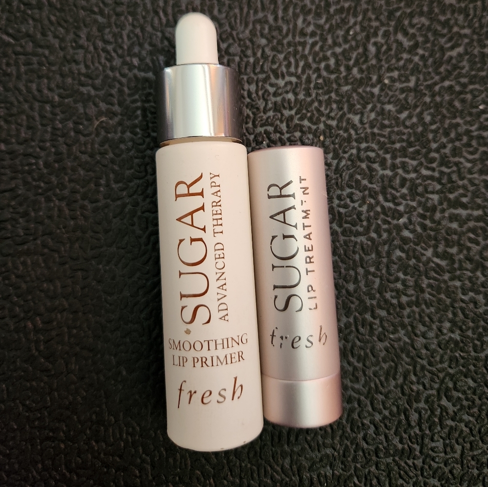 Fresh Sugar Advanced Therapy Smoothing Lip Primer+Sugar Rosé Tinted Lip Balm SET